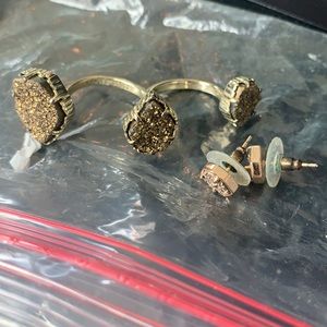 Kendra Scott ring & studs